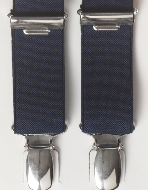 Narrow Braces with Clips | Navy Blue