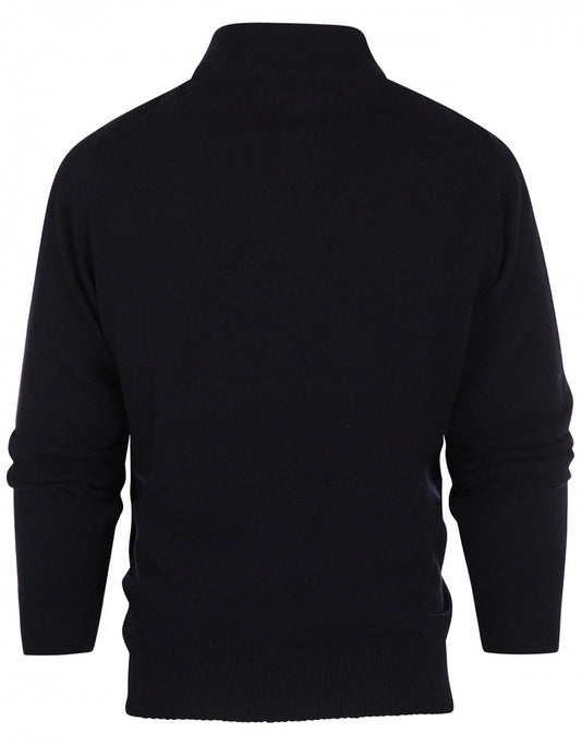Pullover-Reißverschluss | Marineblau