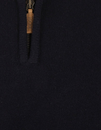 Pullover-Reißverschluss | Marineblau