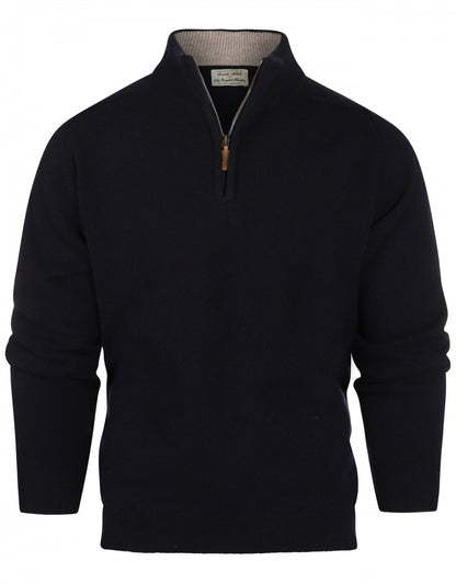 Pullover-Reißverschluss | Marineblau