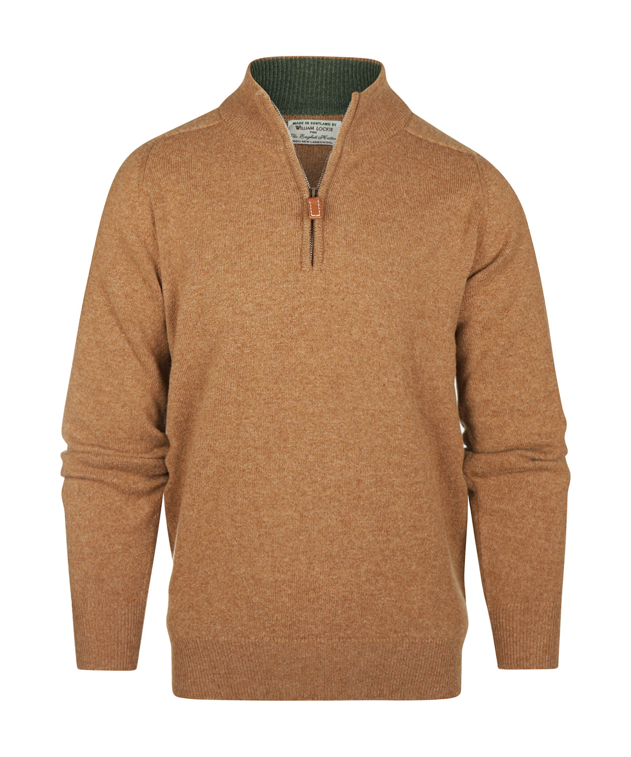 Sweater zipper | Brown