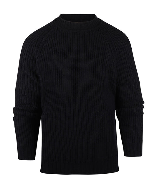 William Lockie Sweater Joss Earl Round Neck | Navy