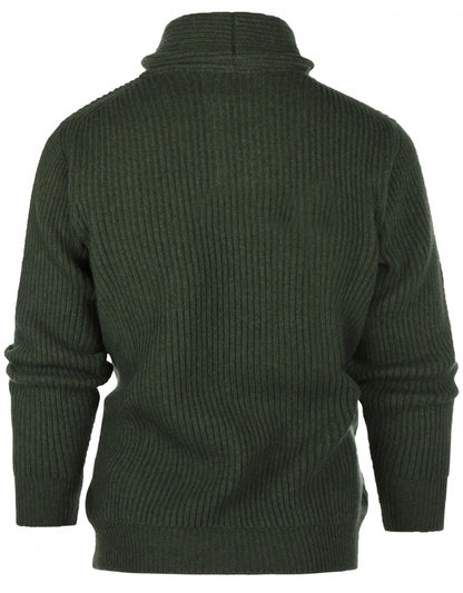 William Lockie Pullover mit Schalkragen | Rosmarin