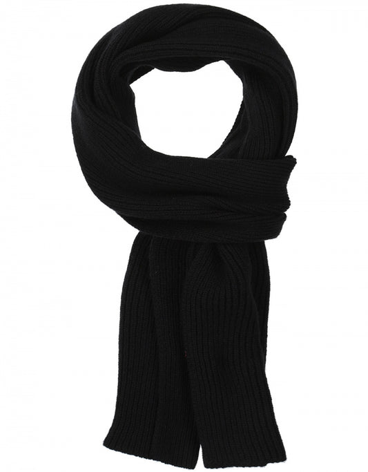 Cashmere Rib Sjaal | Zwart