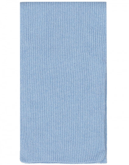 Cashmere Rib Sjaal | Hemel Blauw