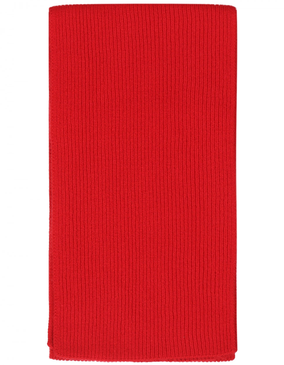 Cashmere Rib Sjaal | Fel rood