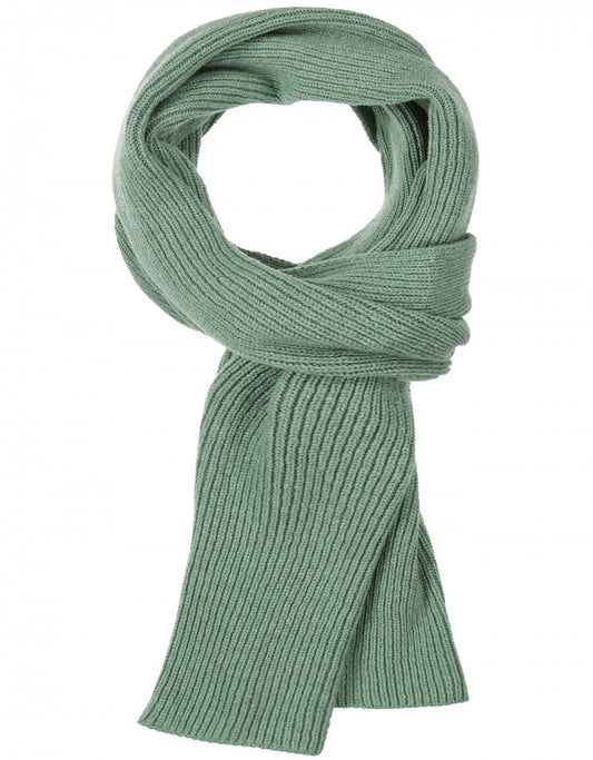Cashmere Rib Sjaal | Gras Groen