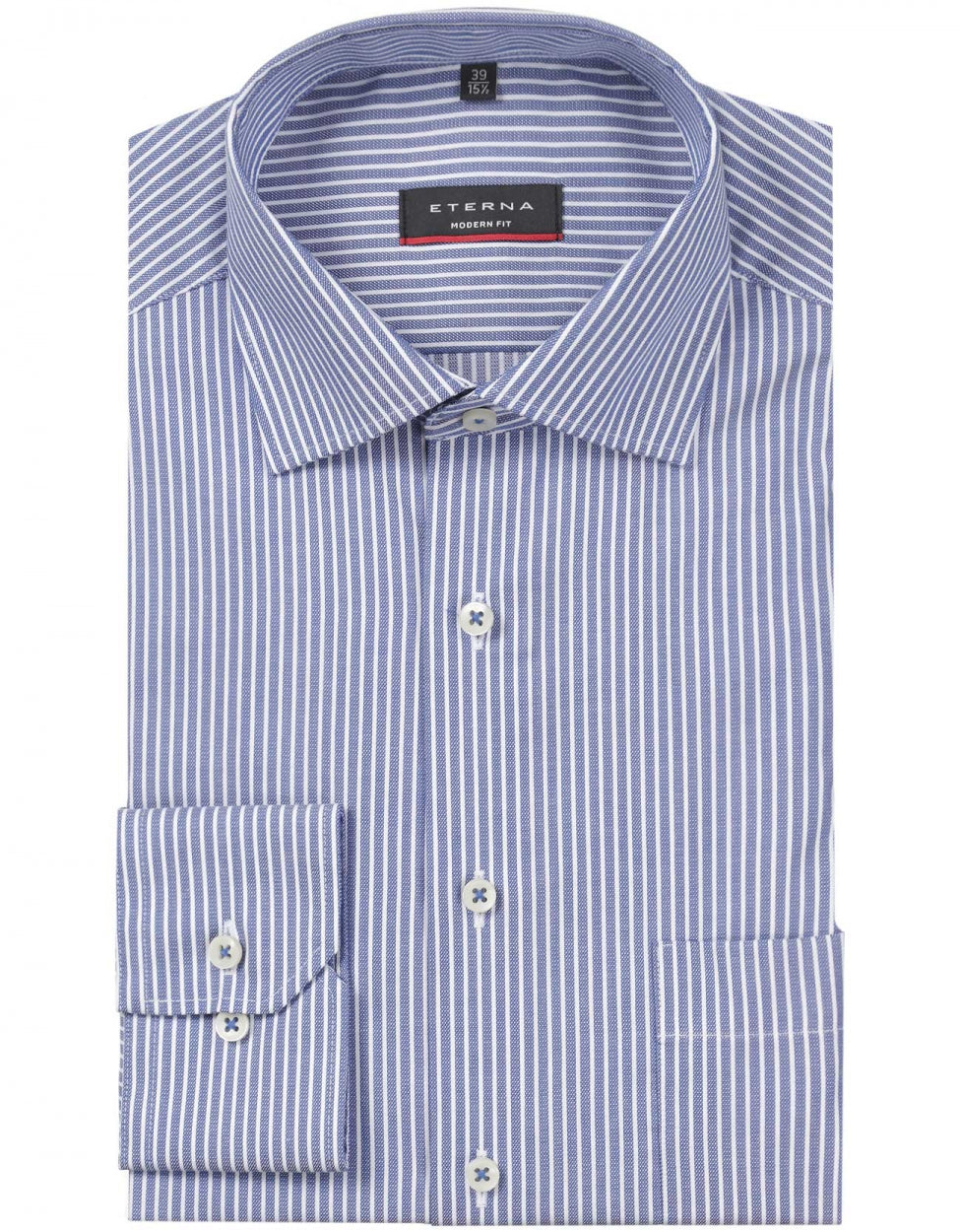 Gestreiftes Hemd | Blau