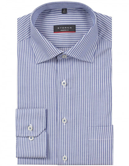 Gestreiftes Hemd | Blau