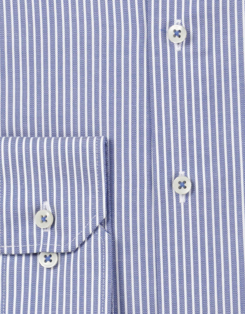 Gestreiftes Hemd | Blau