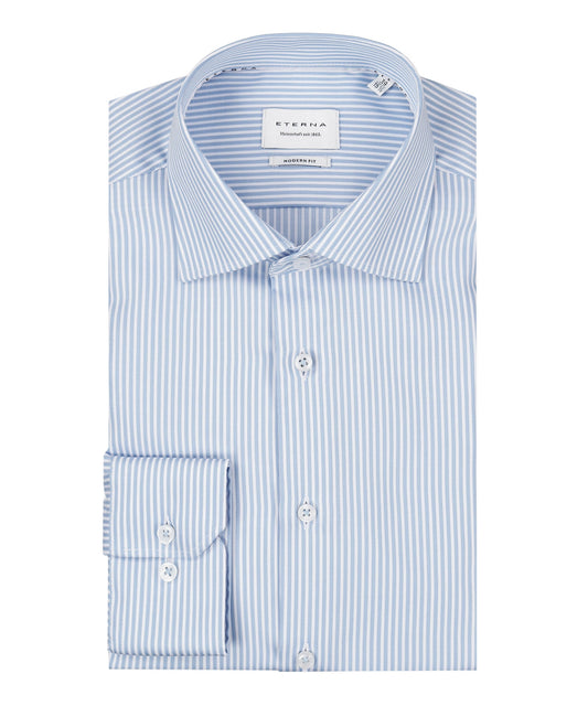 Gestreiftes Hemd | Blau