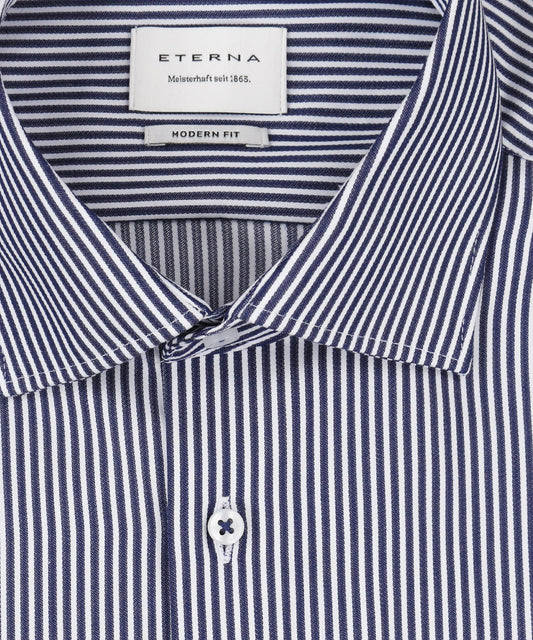 Gestreiftes Hemd | Blau