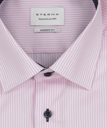 Gestreiftes Hemd | Rosa