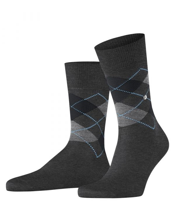 Manchester Herrensocken | Anthrazit Mel.