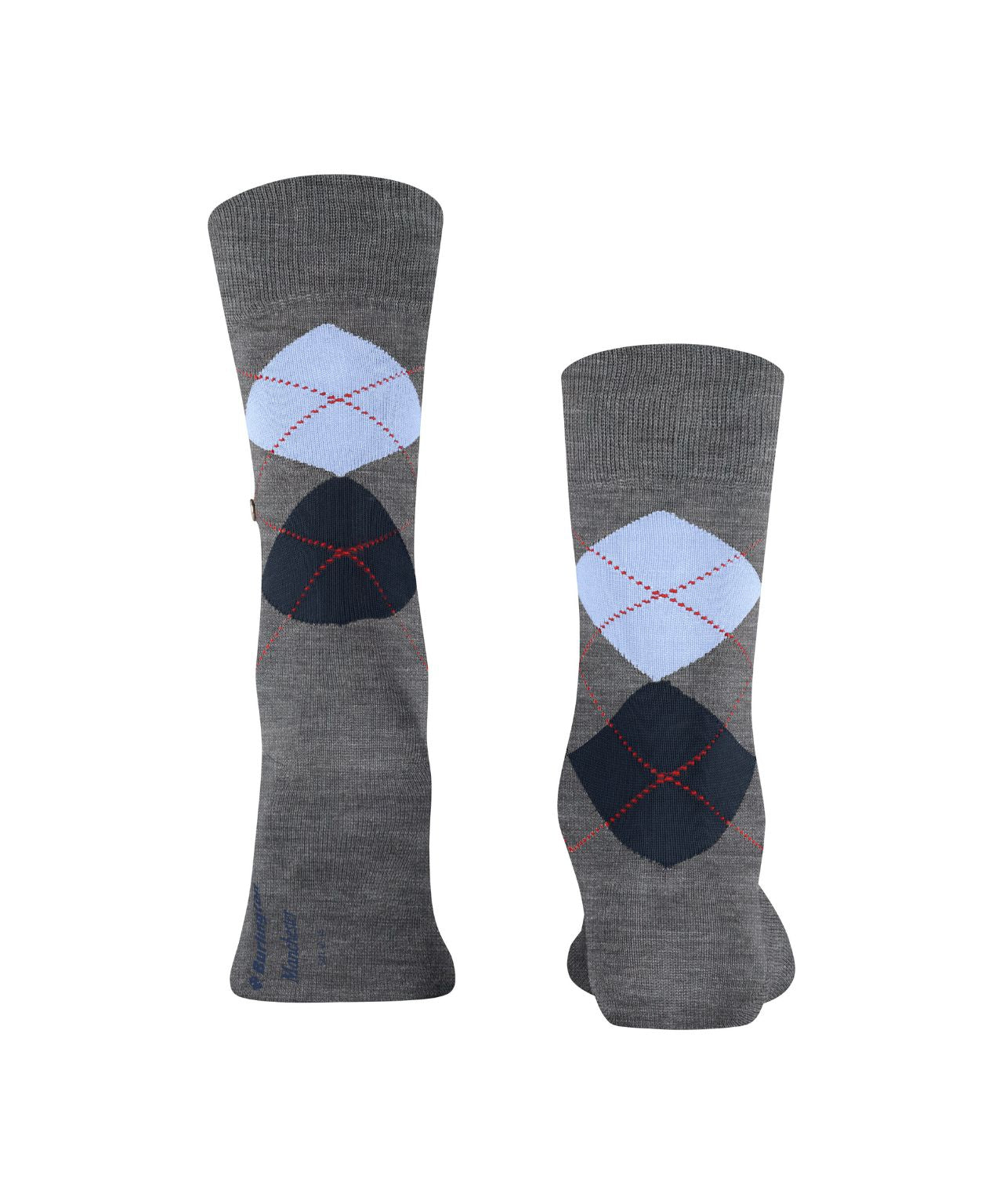 Manchester Herrensocken | Grau