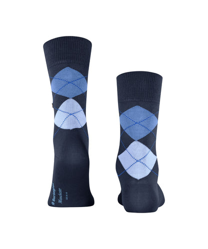 Manchester Herrensocken | Blau