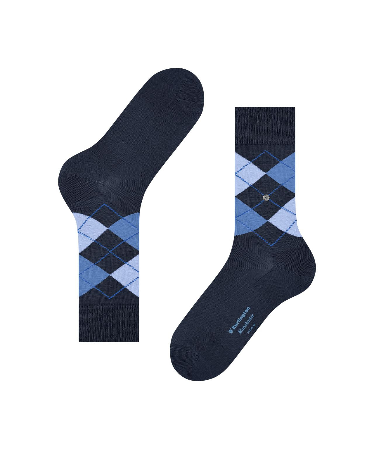 Manchester Herrensocken | Blau