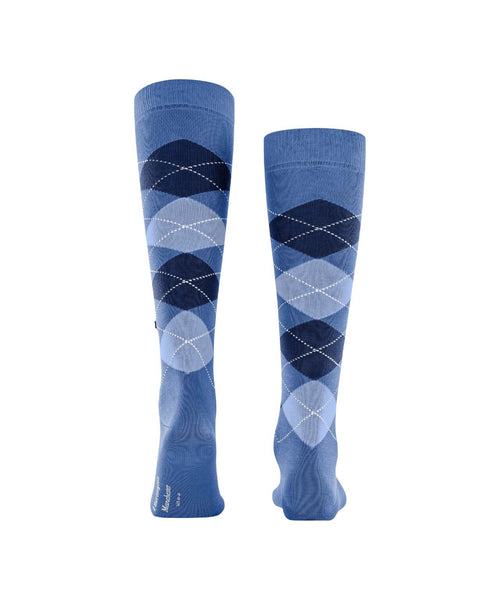 Manchester Men's Knee Socks | Blue