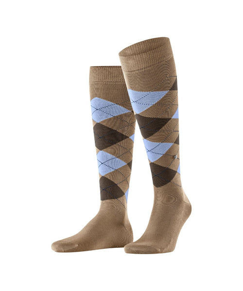 Manchester Men's Knee Socks | Brown
