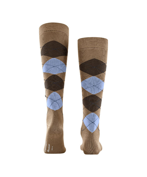 Manchester Men's Knee Socks | Brown