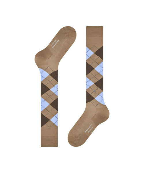 Manchester Men's Knee Socks | Brown