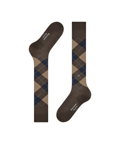 Manchester Men's Knee Socks | Brown