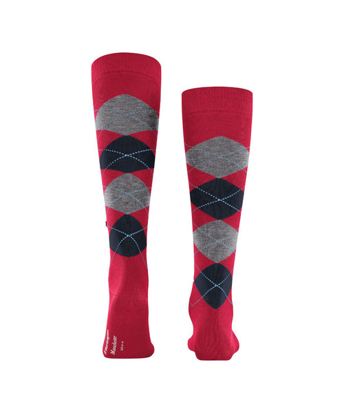 Manchester Men's Knee Socks | Red