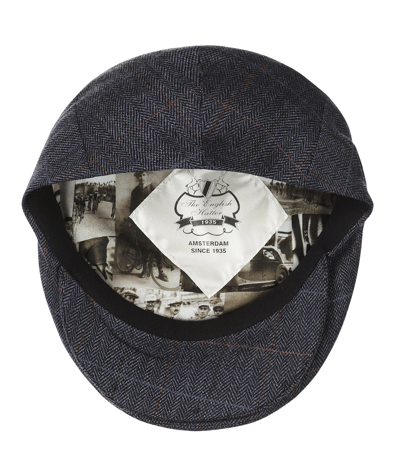 Klassieke Cap | Indigo Herringbone Fijn