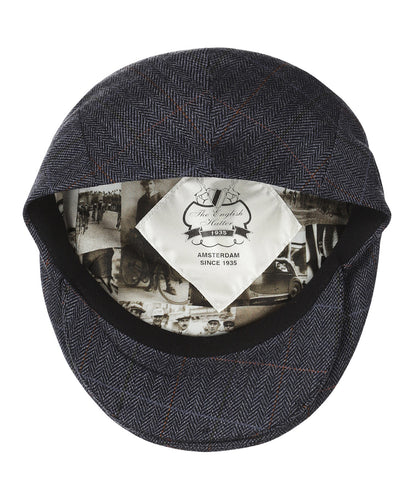 Klassieke Cap | Indigo Herringbone Fijn