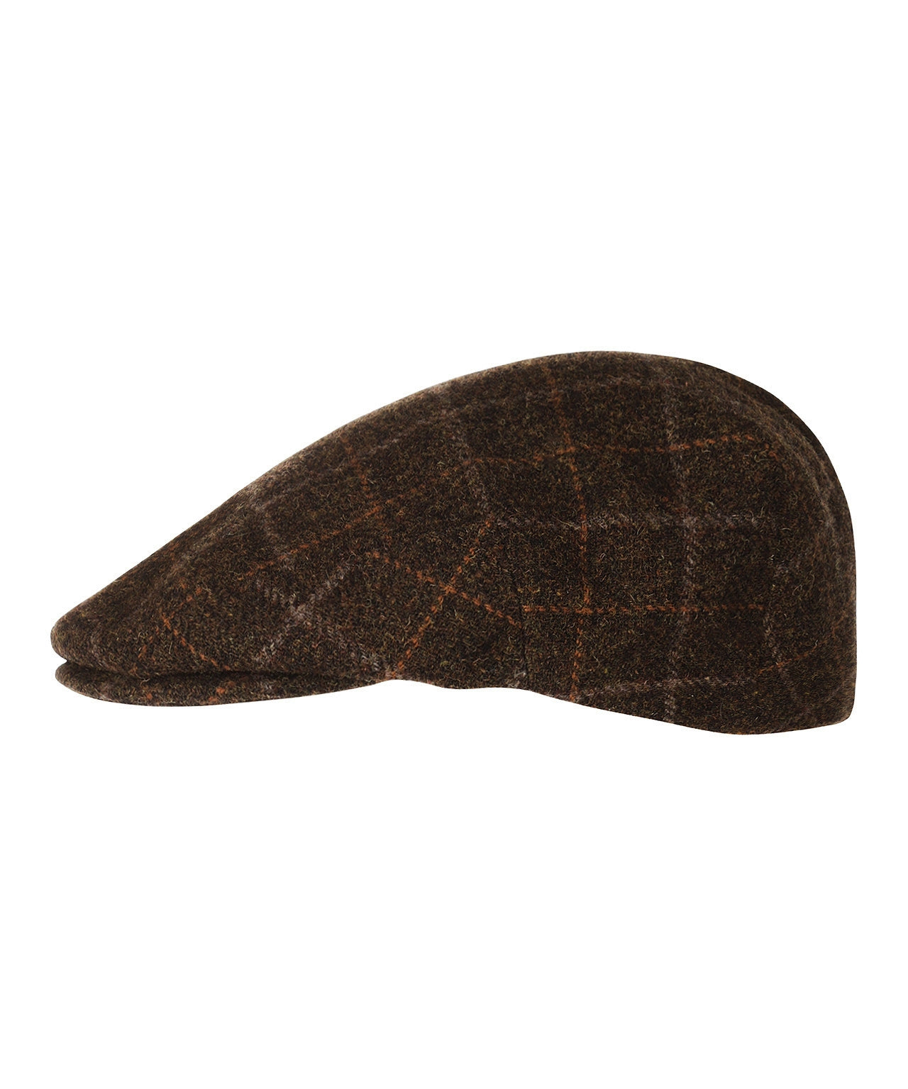 Klassieke Cap | Donker Bruin Brushed Ruit