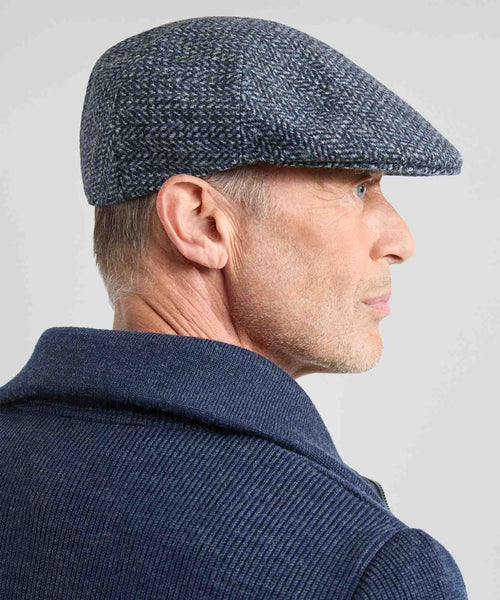 Tweed Cap Preformed | Blue