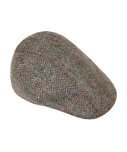 Tweed-Kappe vorgeformt | Braun