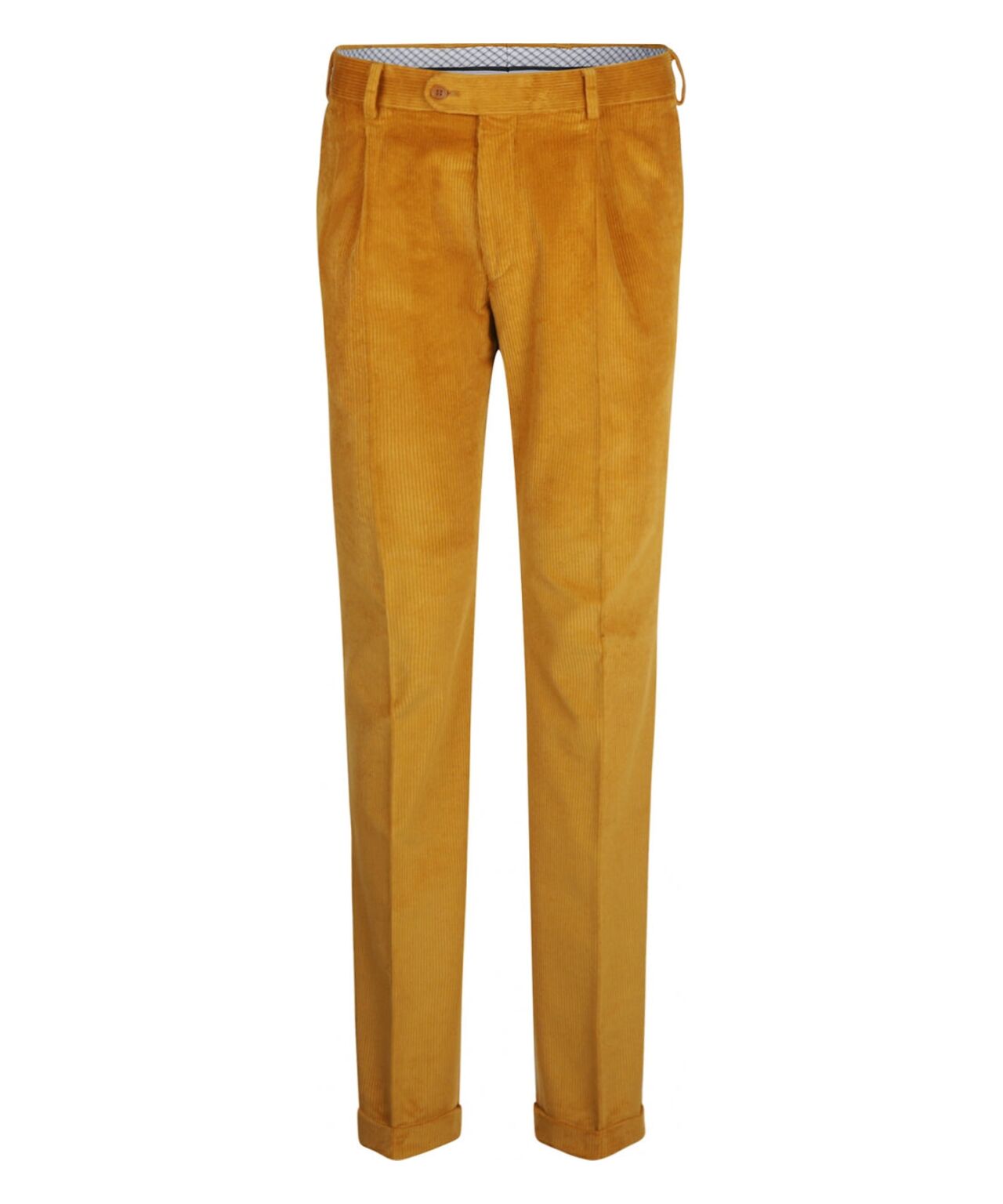 Cordhose mit breitem Rippstrick | Gelb