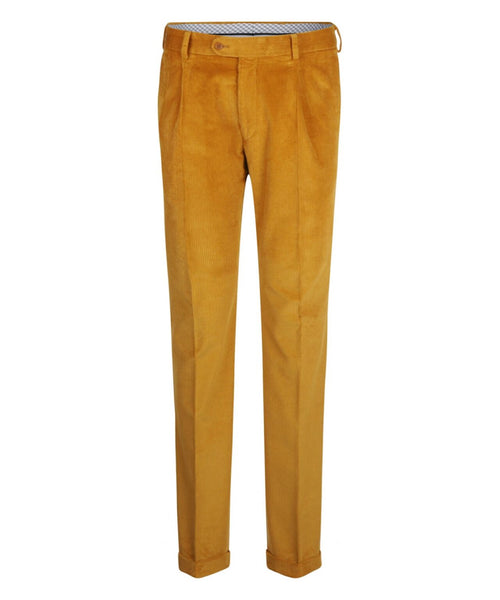 Corduroy Pants Wide Rib | Yellow