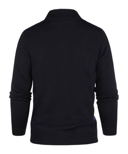 Merino Zip Vest | Navy Blue