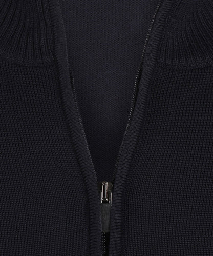 Merino Zip Vest | Navy Blue