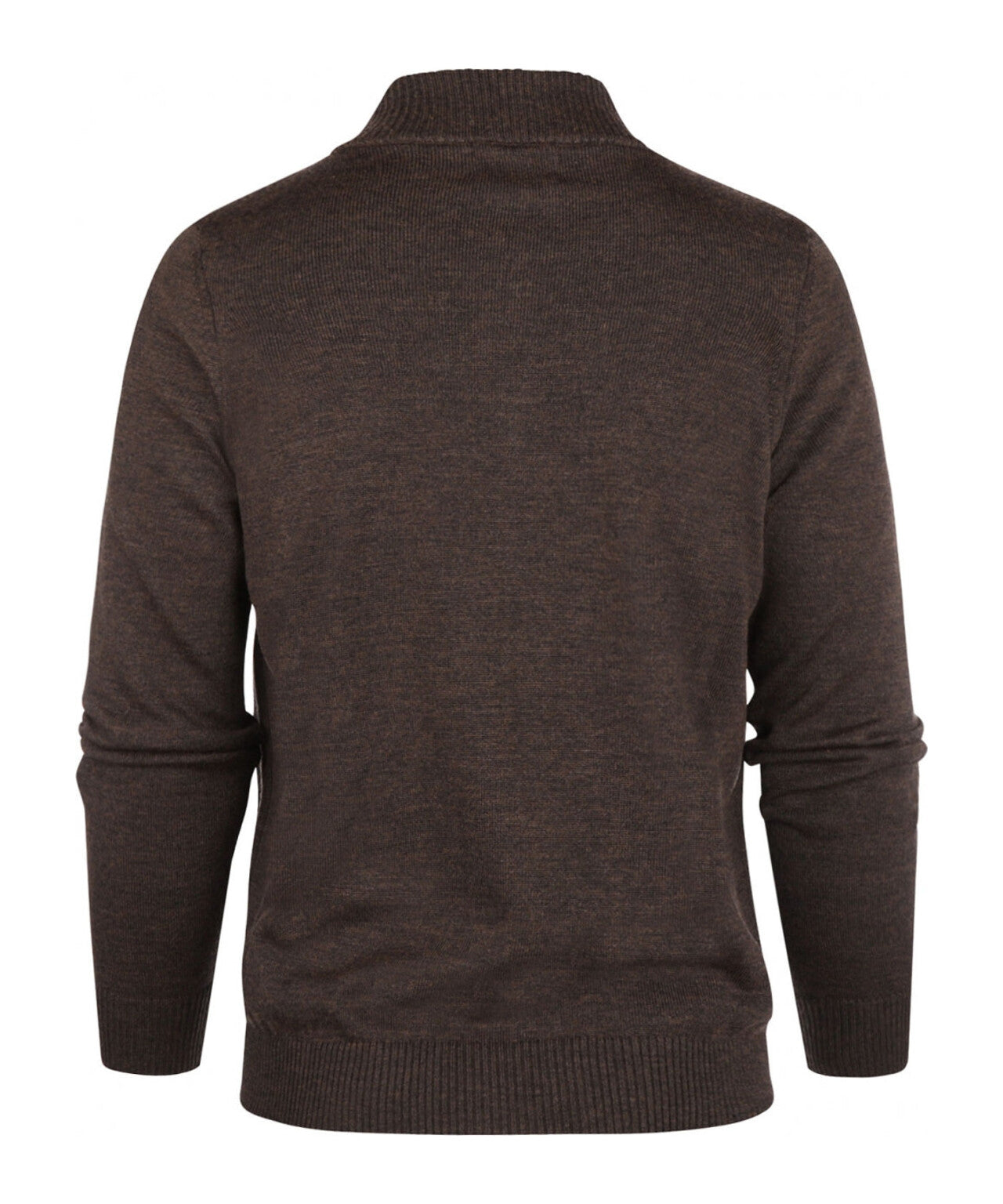 Merino-Reißverschlussweste | Braun