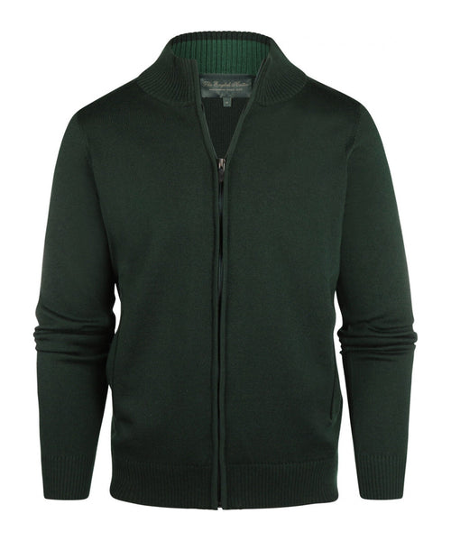Merino Zip Vest | Green