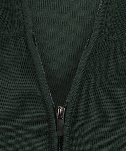 Merino Zip Vest | Green