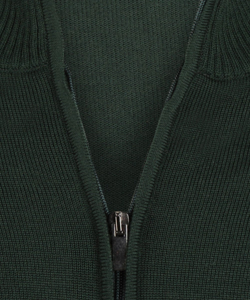 Merino Zip Vest | Green