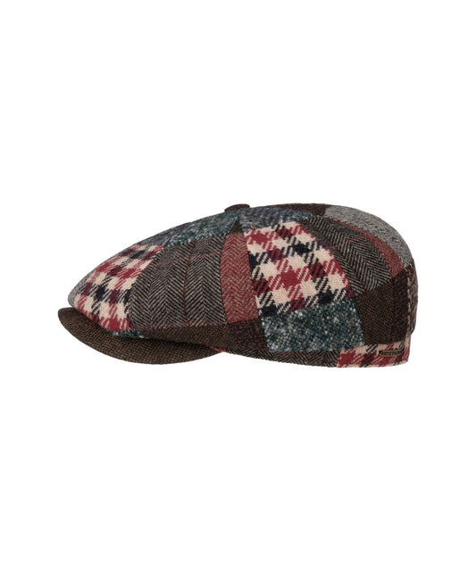 Hatteras Patchwork | Brown/Red Melange Design