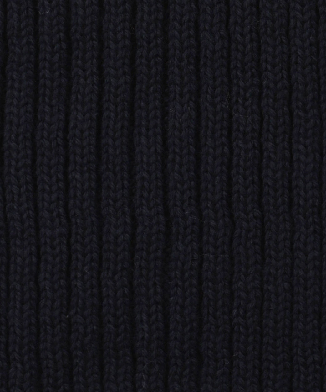 Ribbed merino scarf | Navy Blue