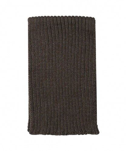 Ribbed Merino Scarf | Bruin Groen