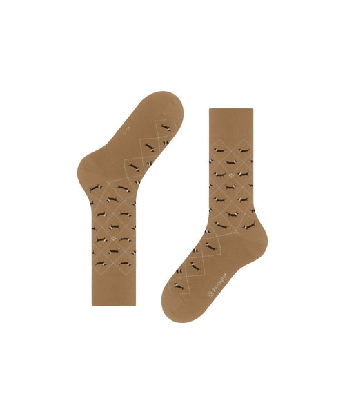 Burlington Dachshund Men's Socks | Brown