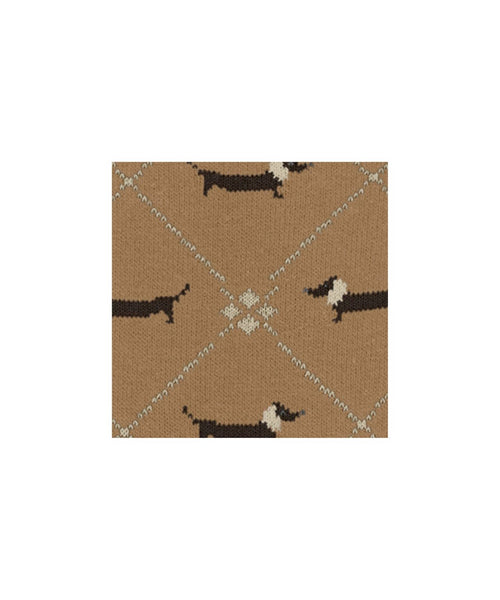 Burlington Dachshund Men's Socks | Brown