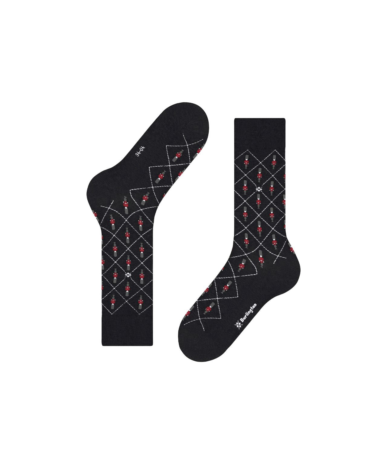 Burlington Guard Heren Sokken | Zwart