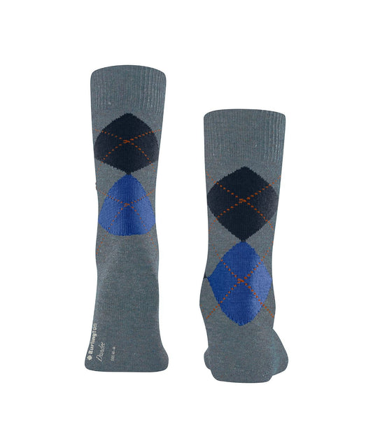 Dundee Sok | Light Jeans Diamond Check