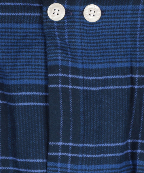 Derek Rose Flannel Pyjama Set | Blauw