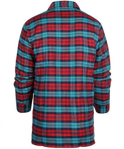 Derek Rose Flanell-Pyjama-Set | Rot