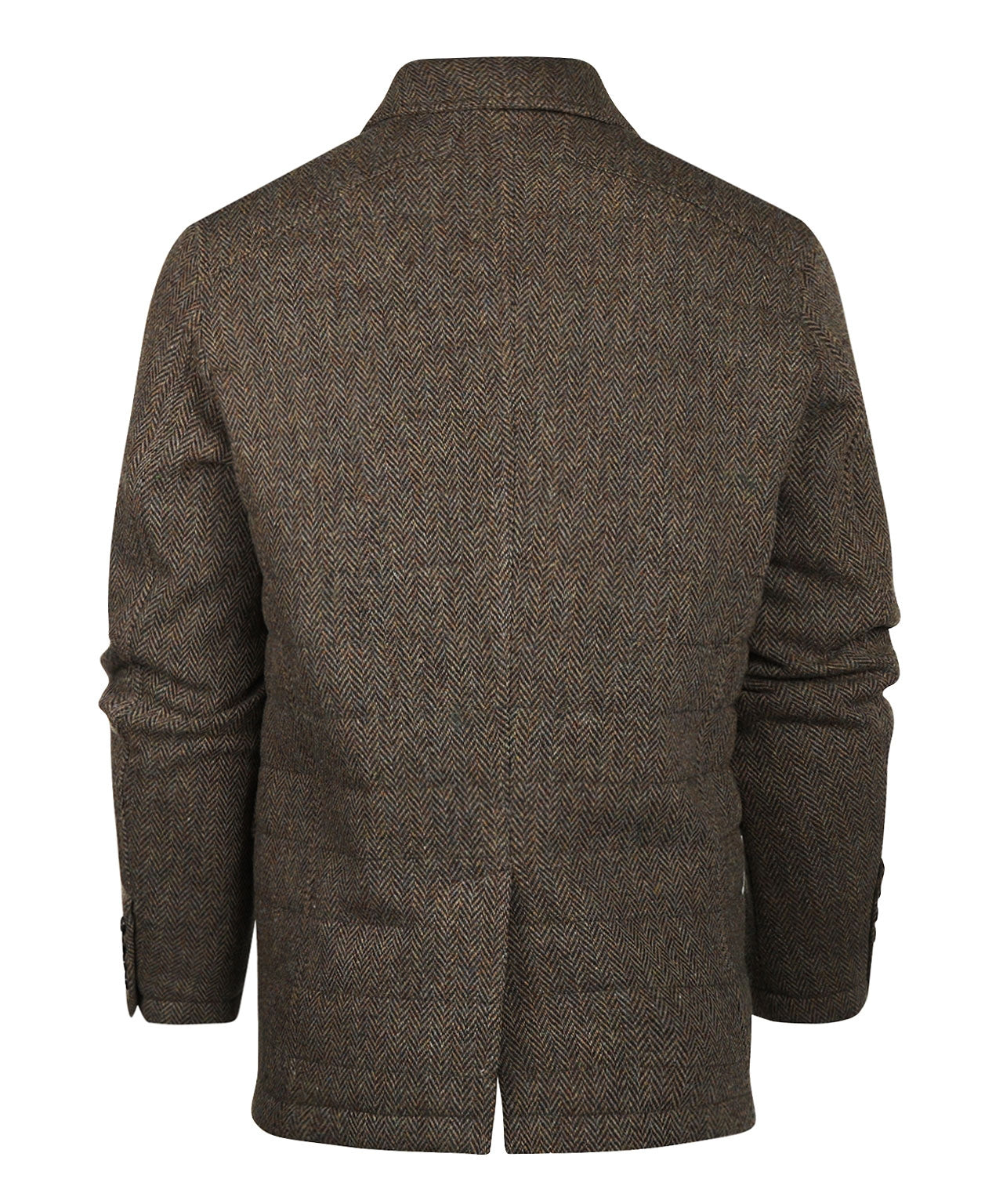 Jack Austria | Groen/Bruin melange herringbone